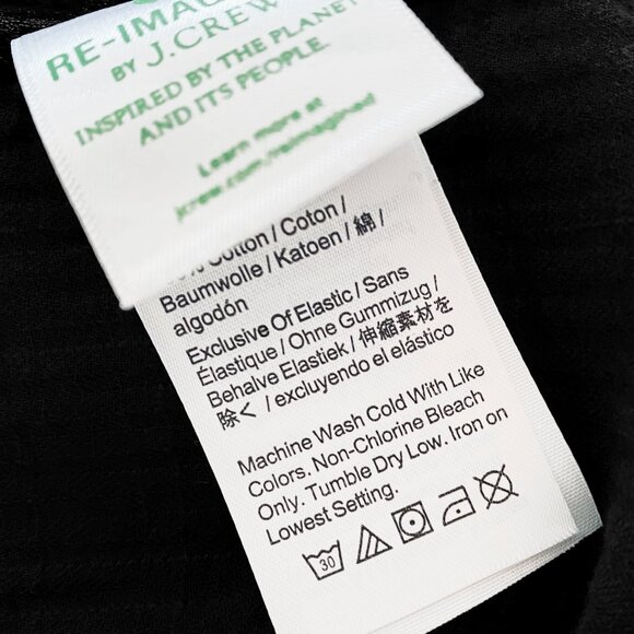 NWT J. Crew Garden Top Sleeveless Ruffle Flutter Tank in Soft Gauze Black | XXS - Picture 3 of 3